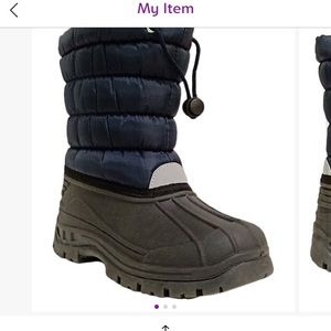 Jelly Beans Navy Russia toddler snow boot